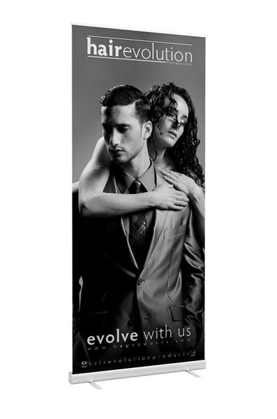 Banner retráctil estándar enrollable: Edición para parejas